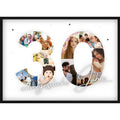 Fotocollage 30. Geburtstag – Personalisiertes Poster mit Fotos & Name | Geschenk zum 30 Geburtstag