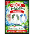 Personalisiertes Geldgeschenk zum 100. Geburtstag im Waschmittel-Design mit Wunschname und ausgestanzter Zahl
