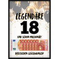 Geldgeschenk zum 18. Geburtstag – Originelle Geschenkidee für Männer & Frauen