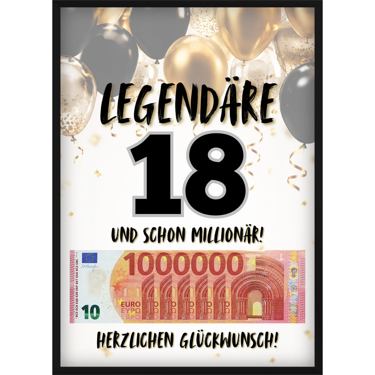 Geldgeschenk zum 18. Geburtstag – Originelle Geschenkidee für Männer & Frauen