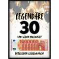 Geldgeschenk zum 30. Geburtstag – Originelle Geschenkidee für Männer & Frauen